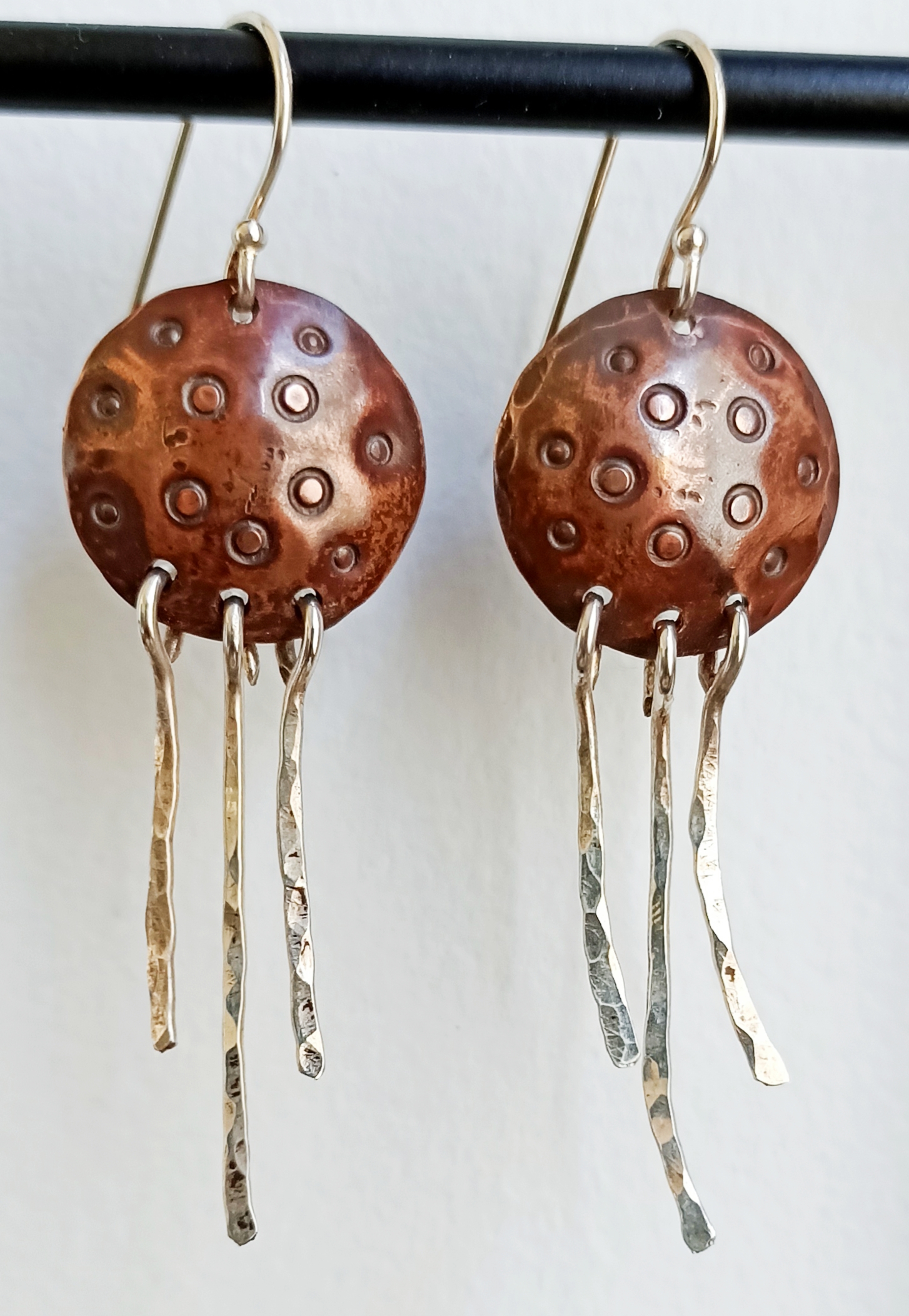 Boho earrings- Jellyfish