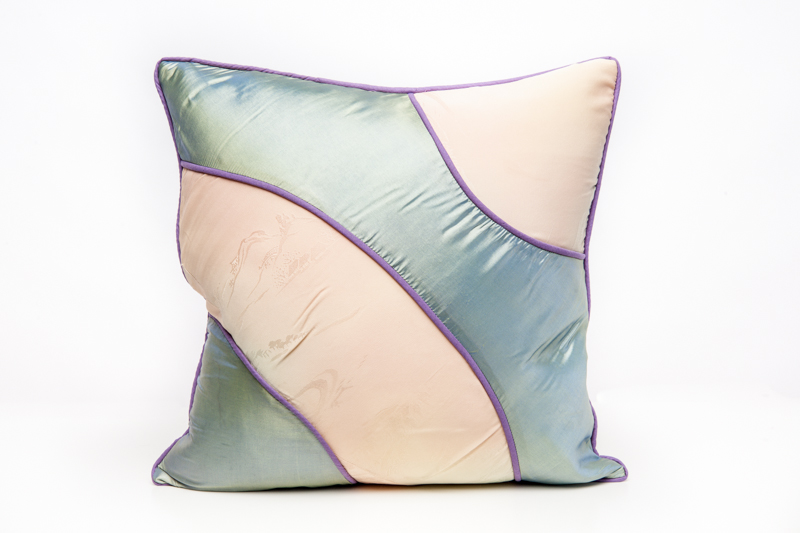 Yasu cream and green boho Style cushion